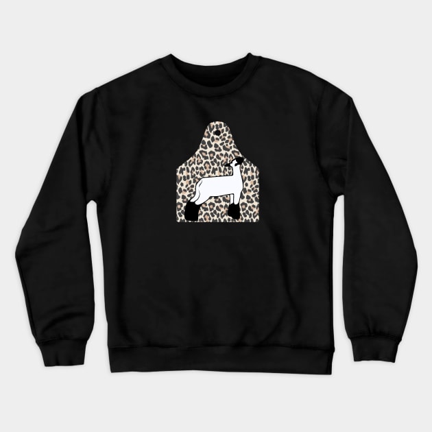 Cheetah Ear Tag - Market Lamb 1 - NOT FOR RESALE WITHOUT PERMISSION Crewneck Sweatshirt by l-oh